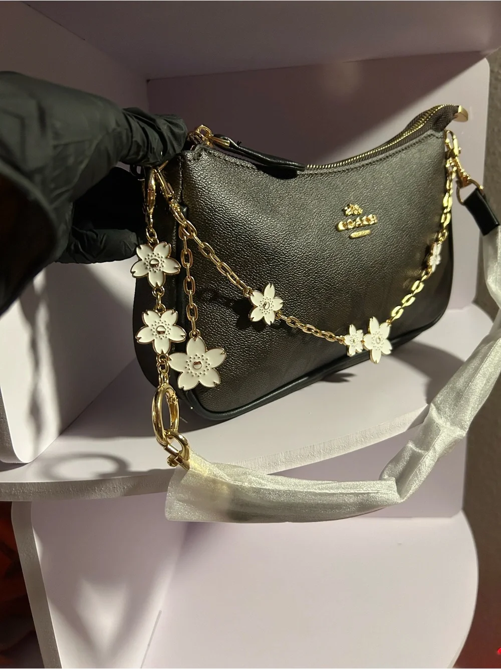 Coach crossbody black